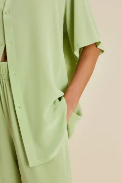 Store Alabama Pajamasin Silk Crêpe de Chine Pajamas