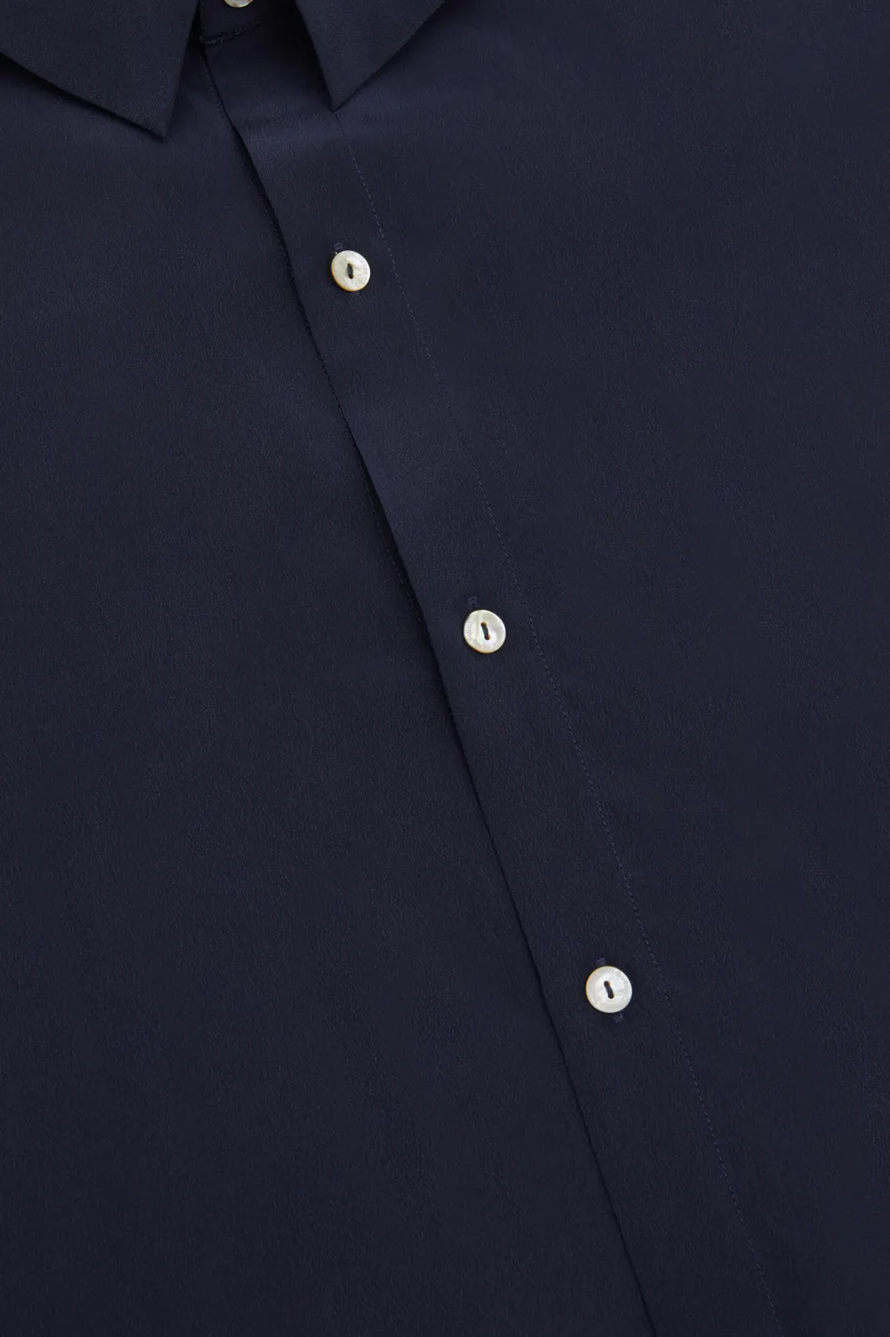 Store Alabama Navy Pajamasin Silk Crêpe de Chine Pajamas