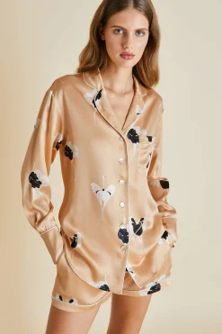 Flash Sale Alba Capricia Silk Satin Pajama Set Pajamas