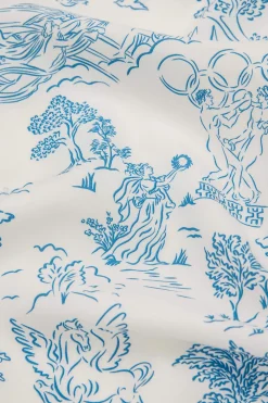 Store Amaya Eros Toile de Jouy Robein Cotton-Silk Robes