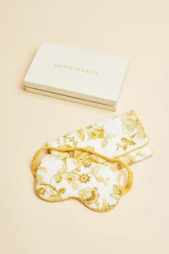 Store Audrey Aegeus Floral Eye Maskin Cotton-Silk Eye Masks