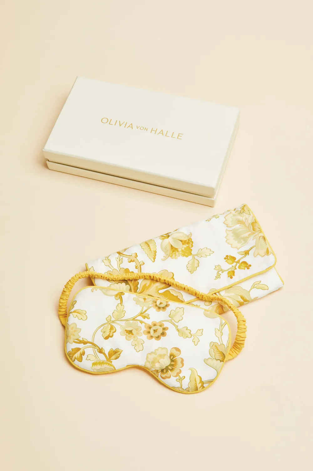 Store Audrey Aegeus Floral Eye Maskin Cotton-Silk Eye Masks