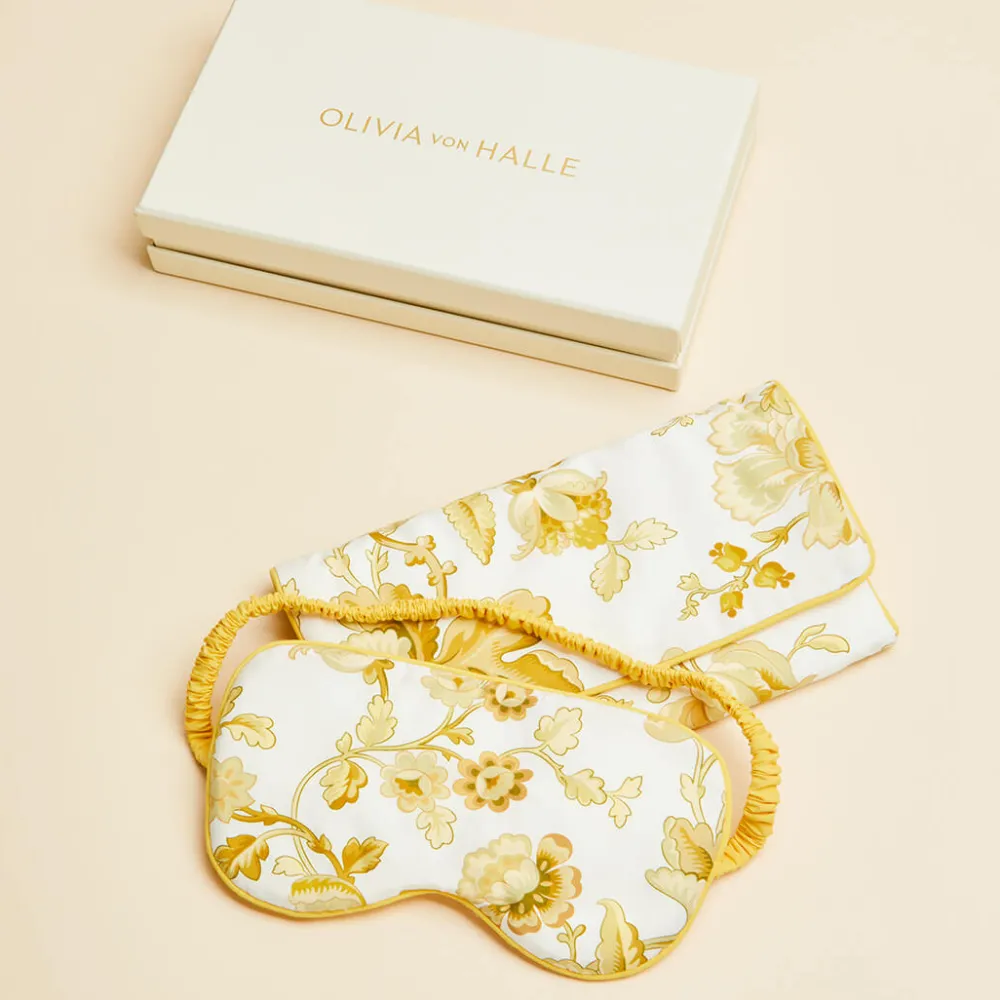 Store Audrey Aegeus Floral Eye Maskin Cotton-Silk Eye Masks