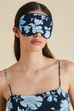 Discount Audrey Alcides Floral Eye Maskin Silk Crêpe de Chine Eye Masks