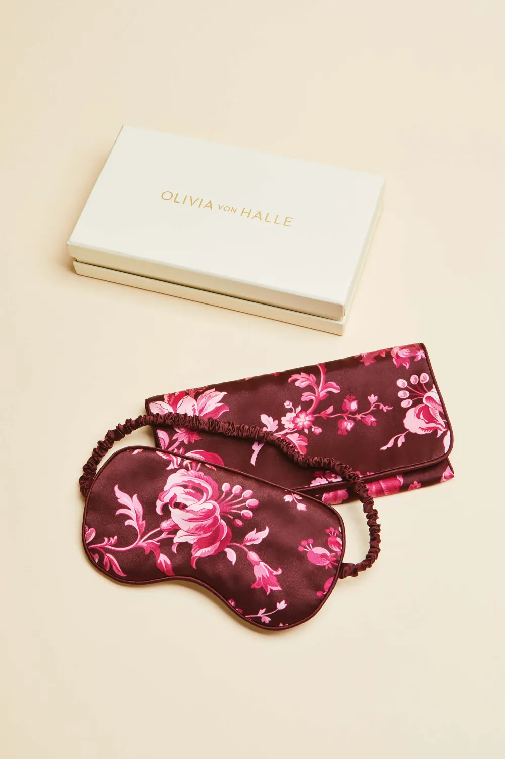 Discount Audrey Aphrodite Floral Eye Maskin Silk Satin Eye Masks