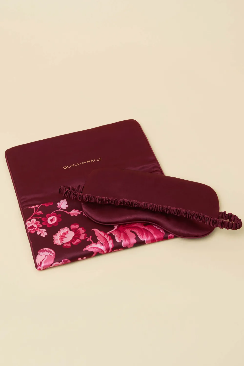 Discount Audrey Aphrodite Floral Eye Maskin Silk Satin Eye Masks