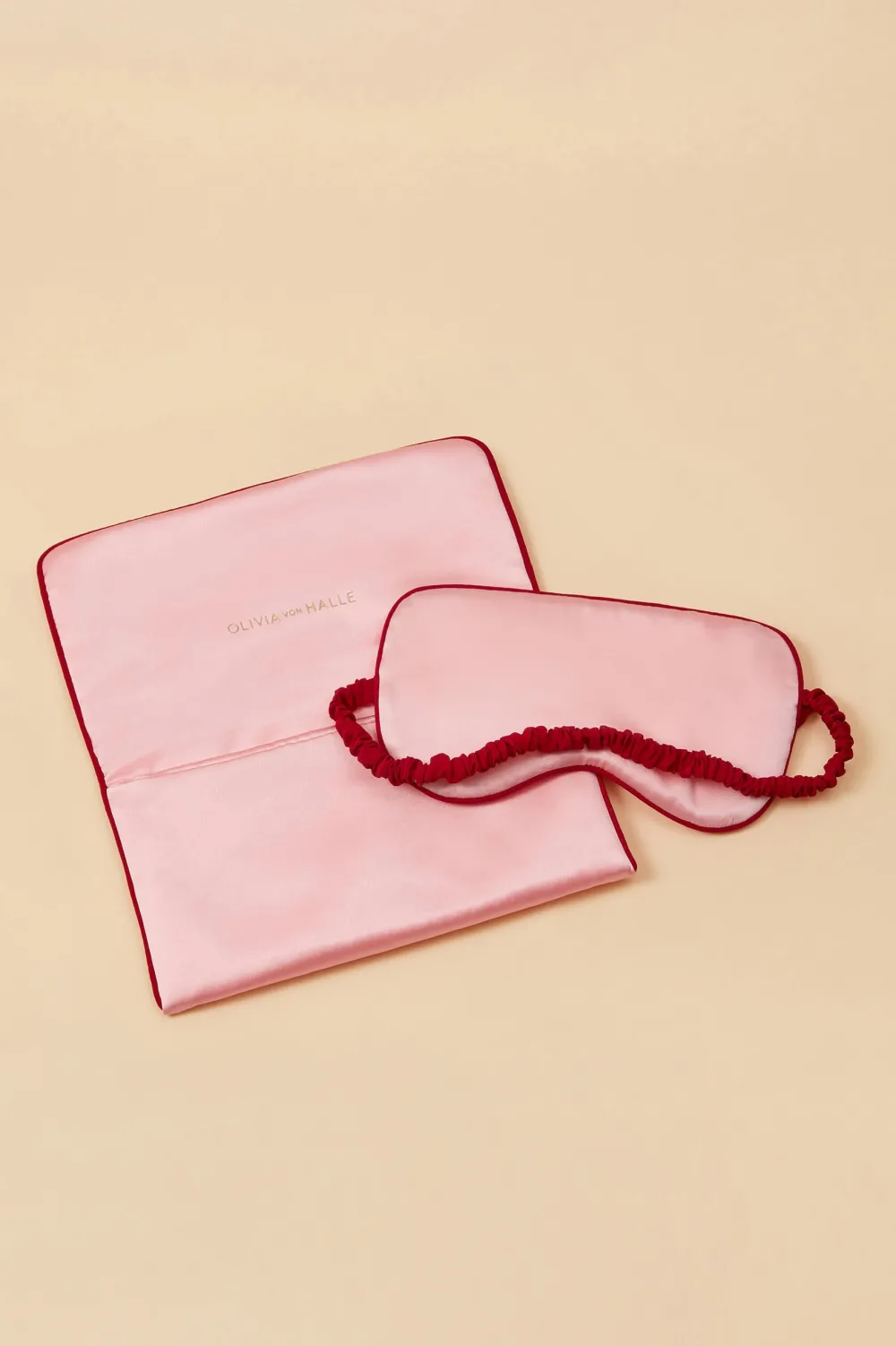 Fashion Audrey Blush Eye Maskin Silk Satin Eye Masks