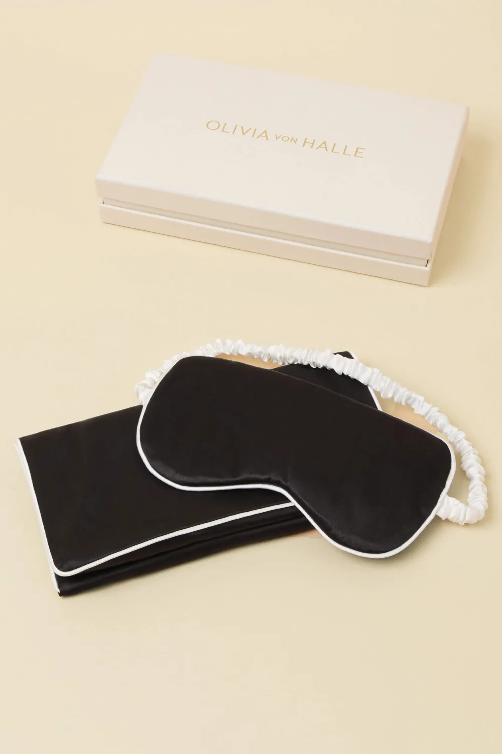 Discount Audrey Jet Eye Maskin Silk Satin Eye Masks