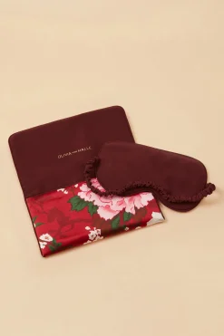 Best Sale Audrey Tardieu Floral Eye Maskin Silk Satin Eye Masks