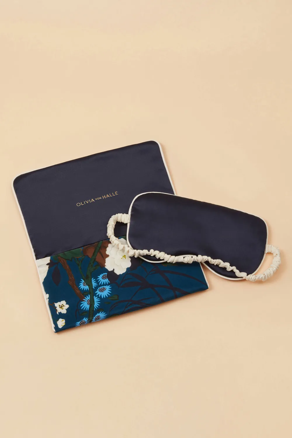 New Audrey Tibatant Floral Eye Maskin Silk Crêpe de Chine Eye Masks