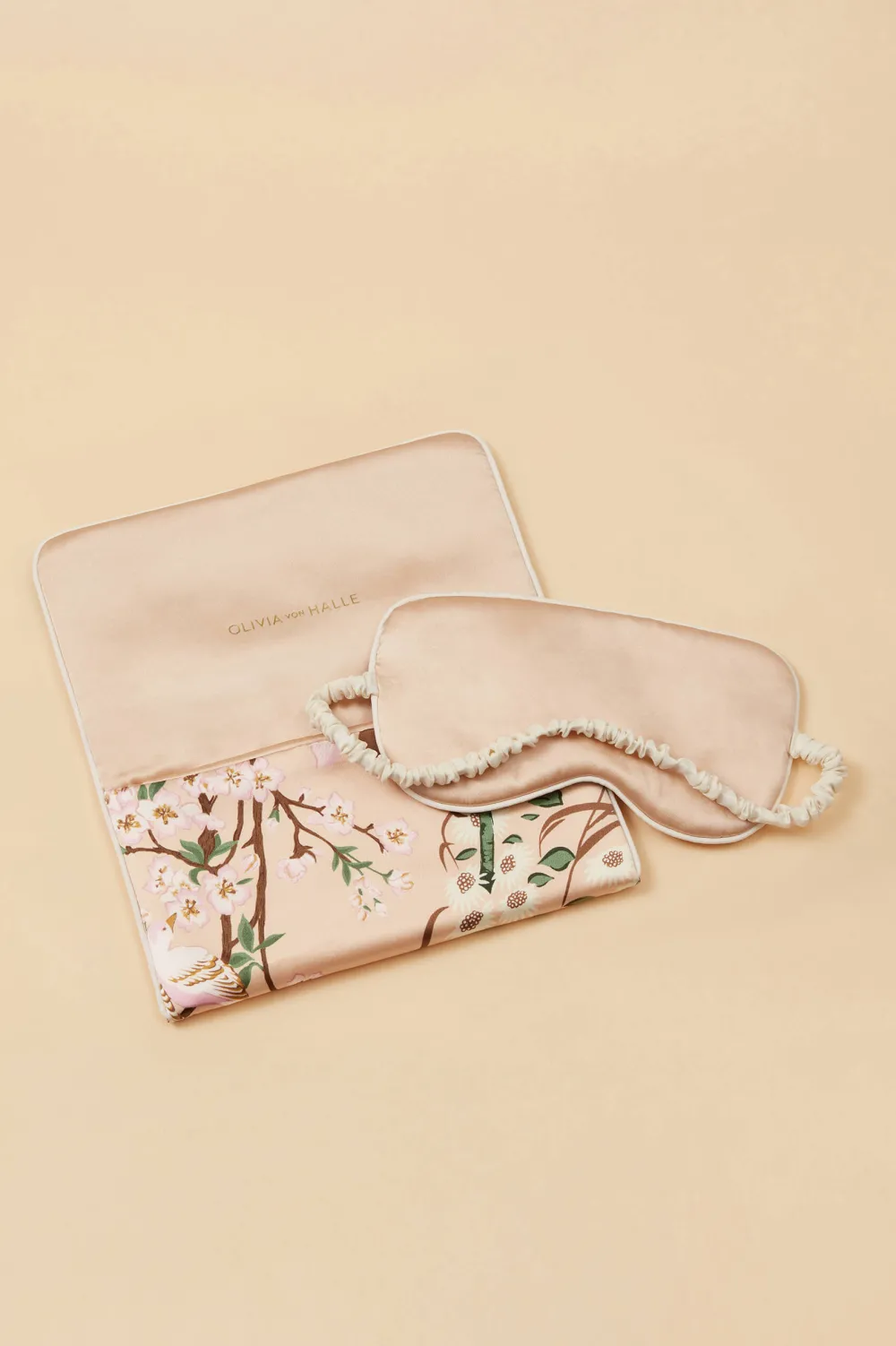 Outlet Audrey Tirtoff Floral Eye Maskin Silk Satin Eye Masks