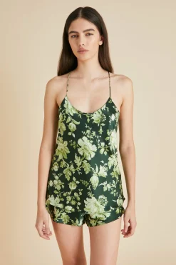 Flash Sale Bella Ares Floral Camisole Setin Silk Satin Camisole Sets|Pajamas