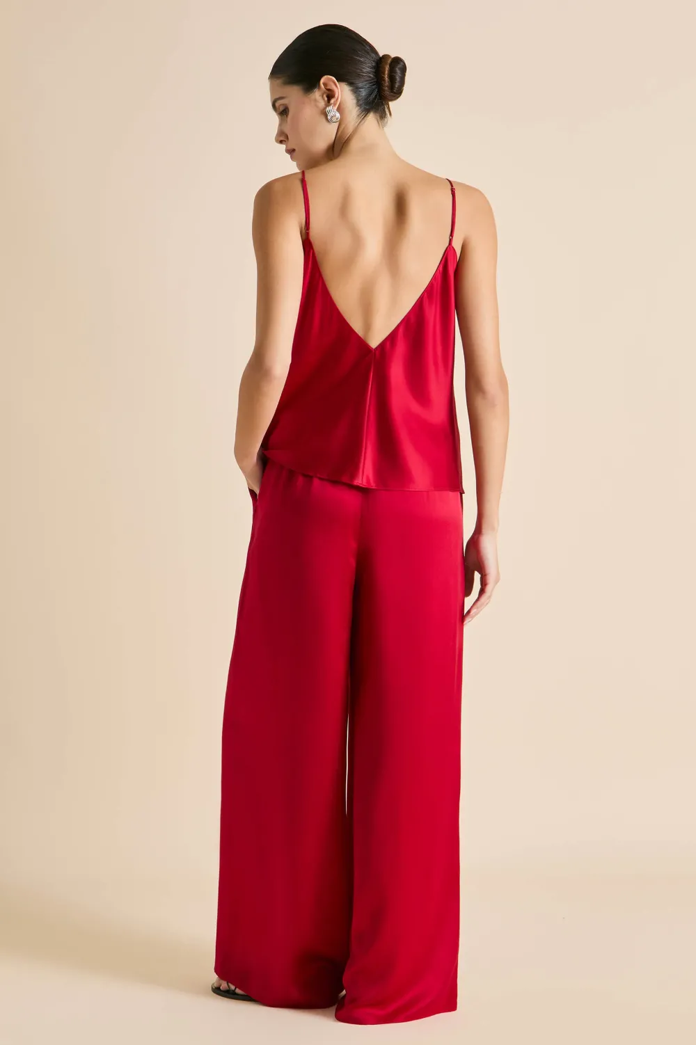 Online Bliss Ruby Camisole Setin Silk Satin Camisole Sets|Pajamas