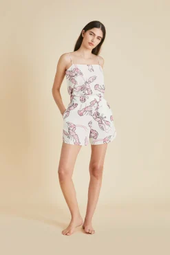 Outlet Calypso Prometheus Lobster Camisole Setin Cotton-Silk Camisole Sets|Pajamas