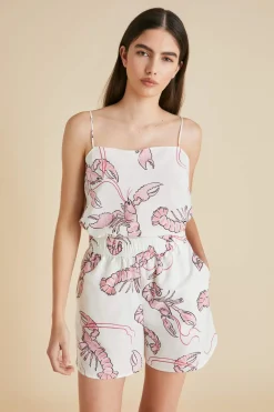 Outlet Calypso Prometheus Lobster Camisole Setin Cotton-Silk Camisole Sets|Pajamas