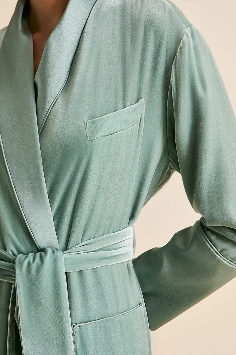Cheap Capability Ash Robein Silk Velvet Robes