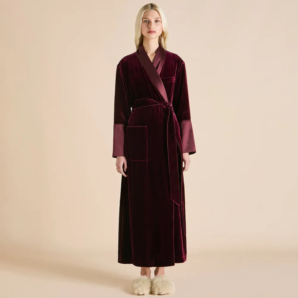 New Capability Robein Silk Velvet Robes