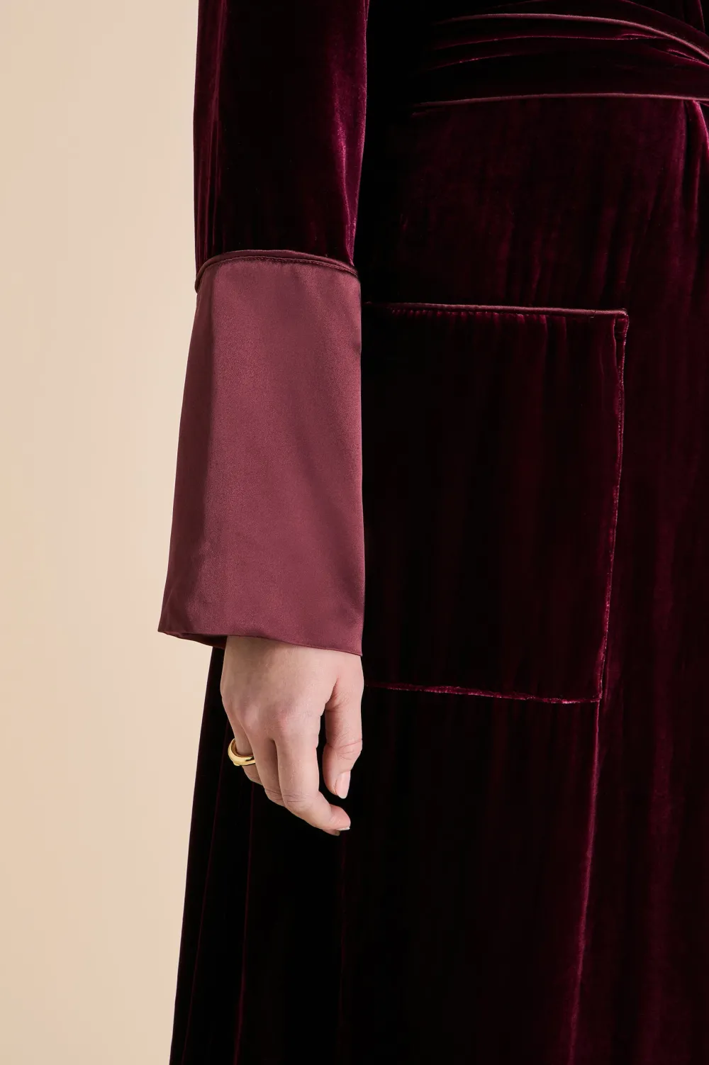 New Capability Robein Silk Velvet Robes