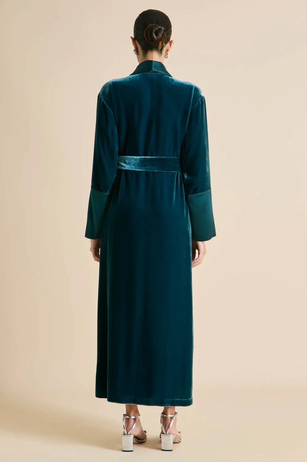 Discount Capability Ocean Robein Silk Velvet Robes