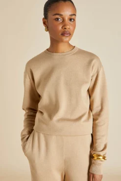 Fashion Carmel Shanghai Tracksuitin Silk-Cashmere Tracksuits
