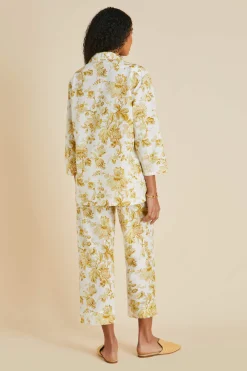 Online Casablanca Aegeus Floral Pajamasin Cotton-Silk Pajamas