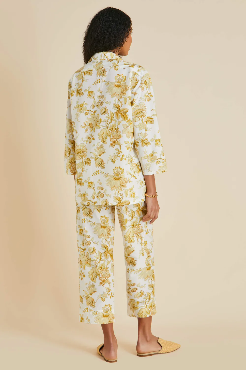 Online Casablanca Aegeus Floral Pajamasin Cotton-Silk Pajamas