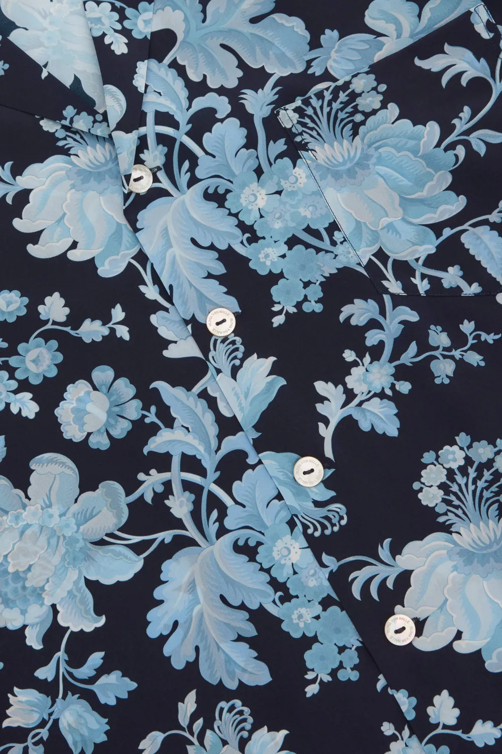 Fashion Casablanca Alcides Floral Pajamasin Silk Crêpe de Chine Pajamas