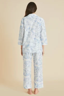 Cheap Casablanca Eros Toile de Jouy Pajamasin Cotton-Silk Pajamas