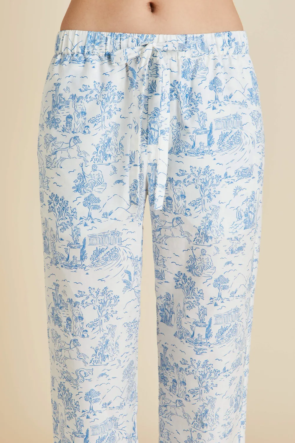 Cheap Casablanca Eros Toile de Jouy Pajamasin Cotton-Silk Pajamas