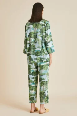 Best Casablanca Hyde Park Pajamasin Silk Satin Pajamas