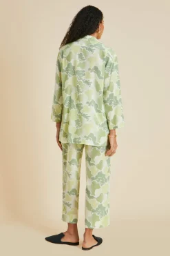 Outlet Casablanca Luna Cloud Pajamasin Silk Crêpe de Chine Pajamas