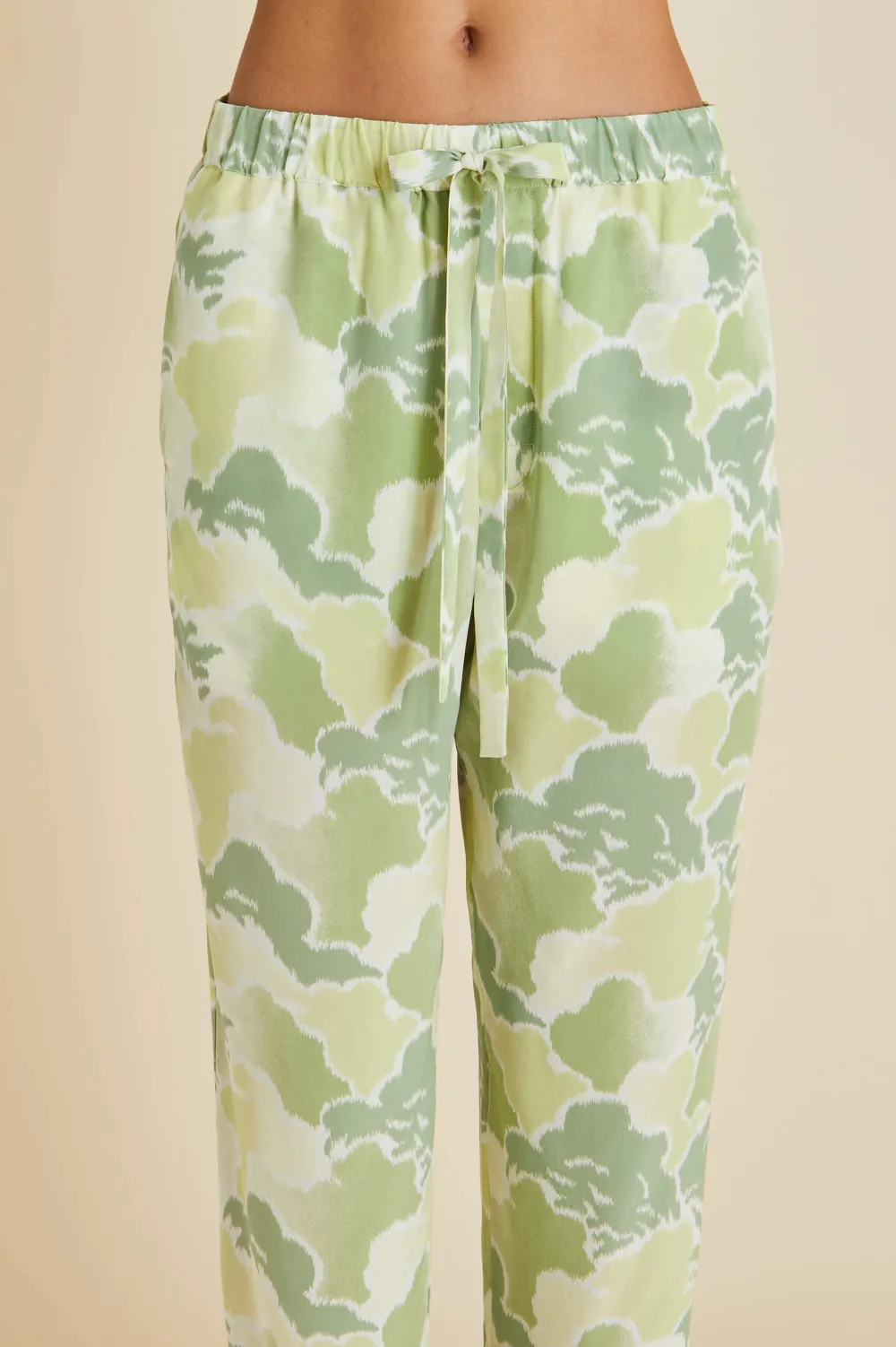 Outlet Casablanca Luna Cloud Pajamasin Silk Crêpe de Chine Pajamas
