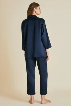 Fashion Casablanca Pyjamasin Silk Satin Pajamas
