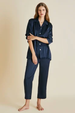 Fashion Casablanca Pyjamasin Silk Satin Pajamas
