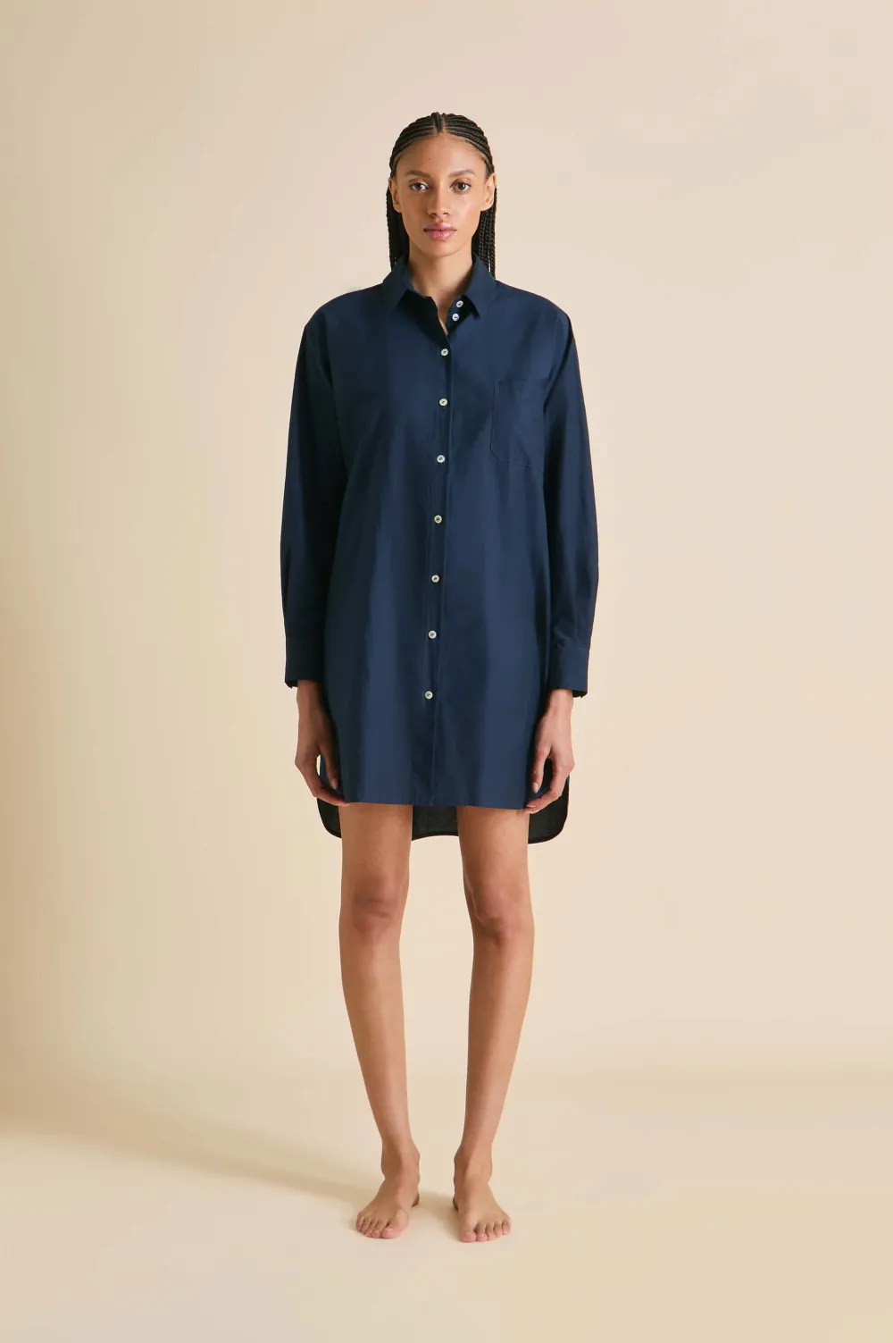 New Celeste Nightshirtin Cotton-Silk Nightshirts