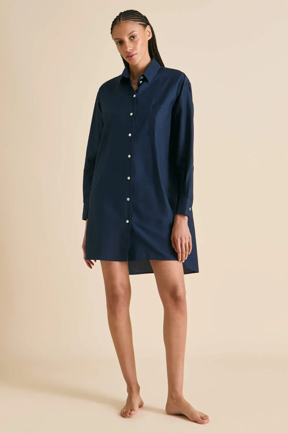 New Celeste Nightshirtin Cotton-Silk Nightshirts