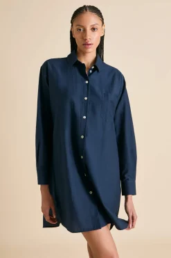 New Celeste Nightshirtin Cotton-Silk Nightshirts