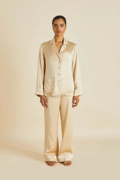 Best Sale Coco Pajamasin Silk Satin Pajamas