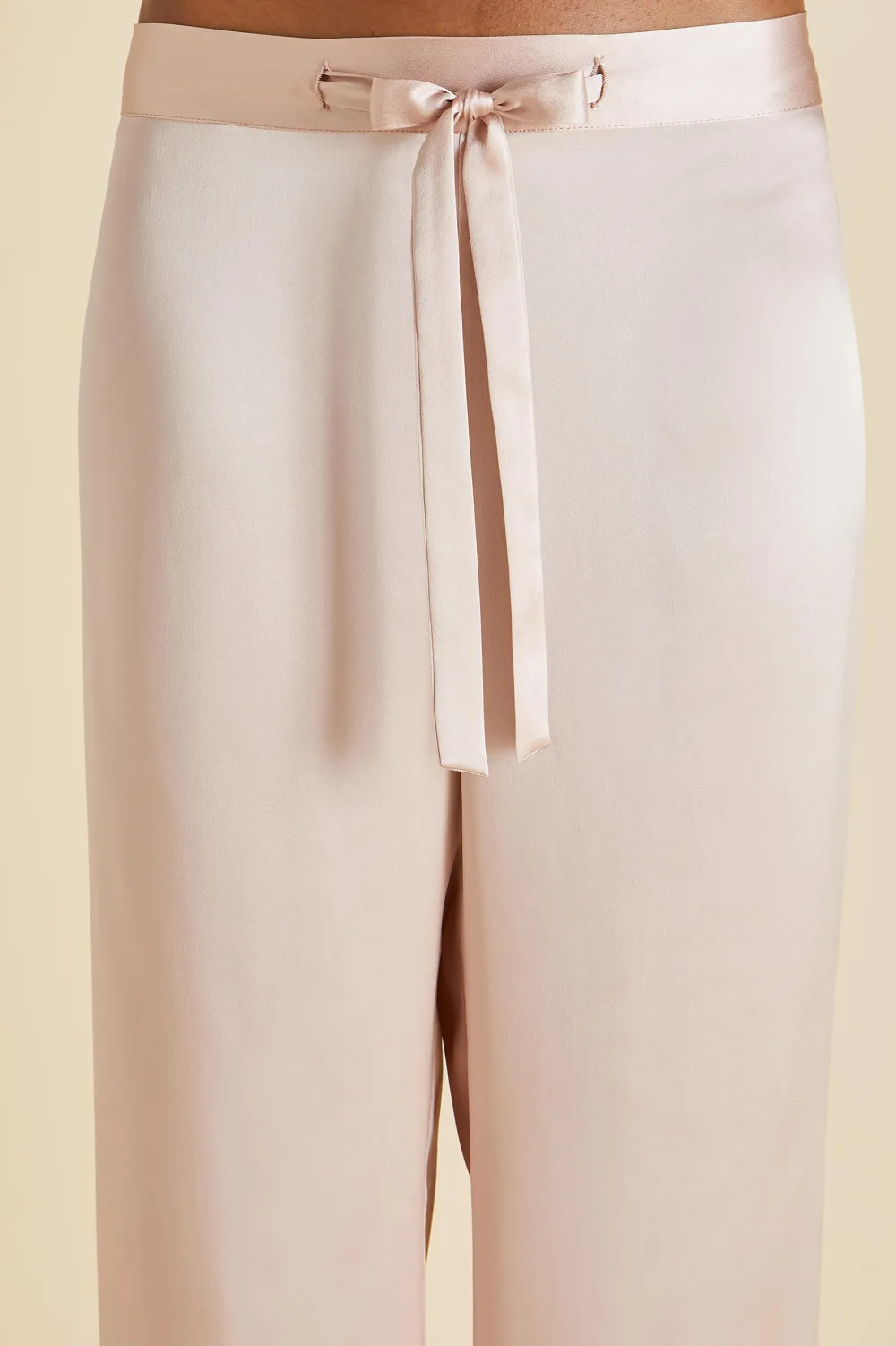 Cheap Coco Ivory Pajamasin Silk Satin Pajamas