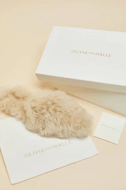 Shop Contessa Gaia Beige Slippersin Merino Wool Slippers