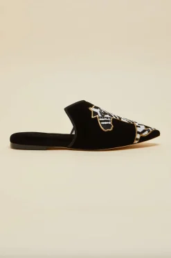 Best Contessa Zebedee Slippersin Velvet Slippers