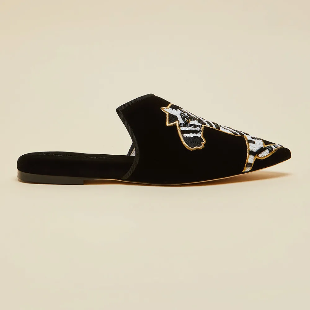 Best Contessa Zebedee Slippersin Velvet Slippers