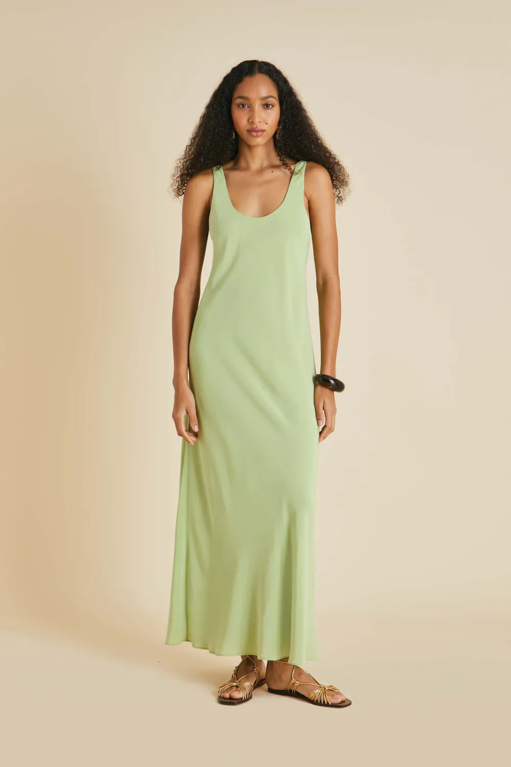 Flash Sale Dali Slip Dressin Silk Crêpe de Chine Dresses