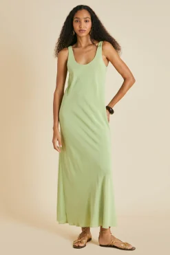 Flash Sale Dali Slip Dressin Silk Crêpe de Chine Dresses