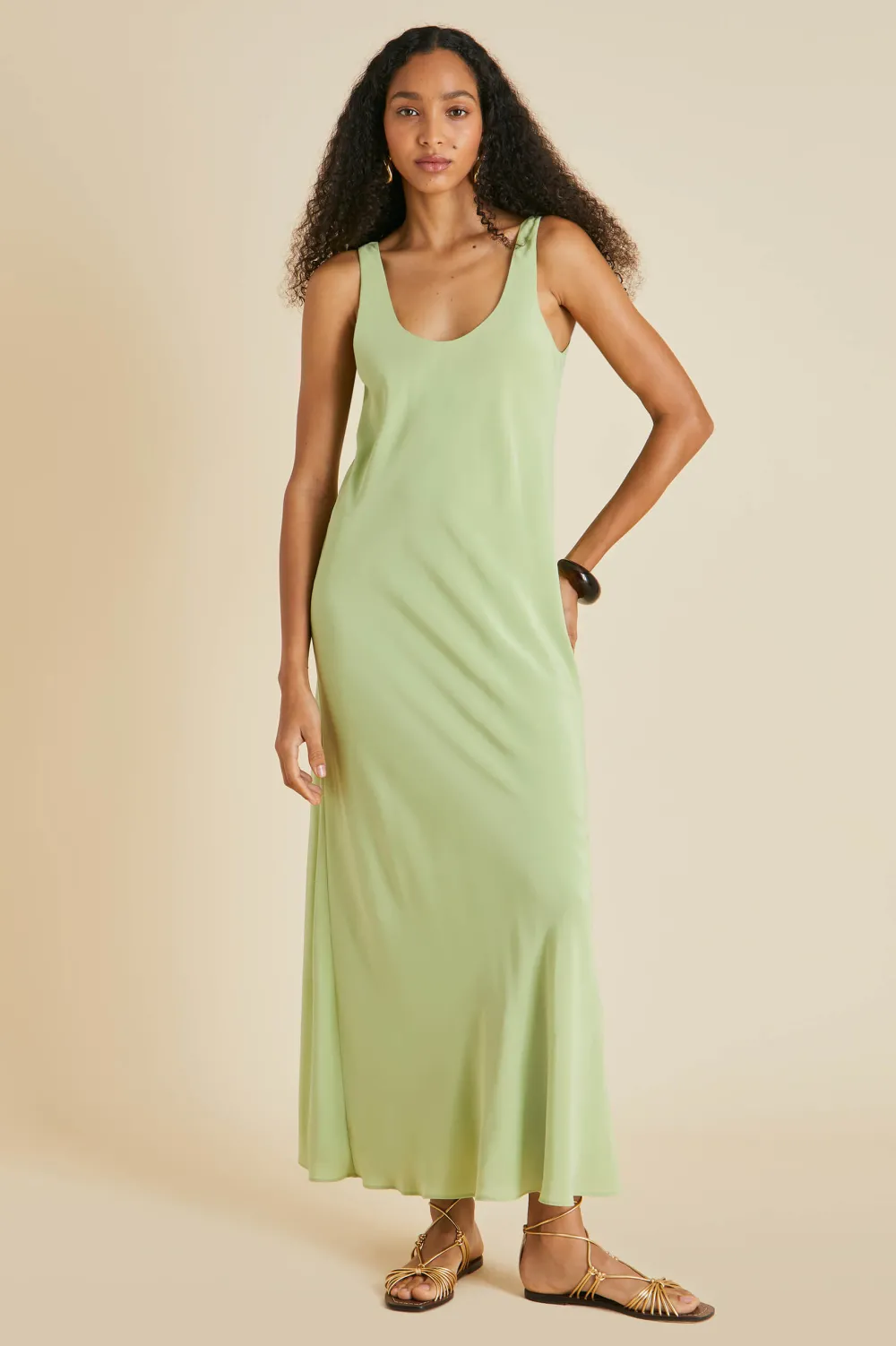 Flash Sale Dali Slip Dressin Silk Crêpe de Chine Dresses