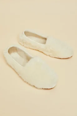 New Dolly Ivory Slippersin Merino Wool Slippers
