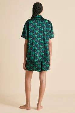 Outlet Emeli Colette Figure Pajamasin Silk Satin Pajamas