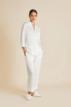 Best Fifi Pearl Pajamasin Silk Satin Pajamas