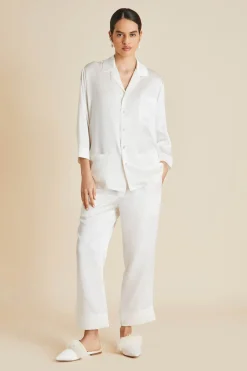 Best Fifi Pearl Pajamasin Silk Satin Pajamas