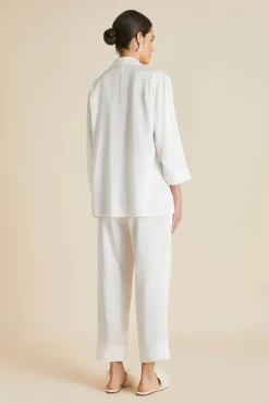 Best Fifi Pearl Pajamasin Silk Satin Pajamas